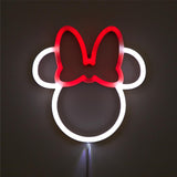 Idea Nuova Character LED Neon Wall Light – Trendy Bedroom Wall Décor Accent for Kids, Tweens, and Dorm Rooms