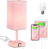 Ambimall Touch Table Lamp – Home Office Desk Lamp with USB Charging, Flicker-Free Light for Focused Work Sessions
