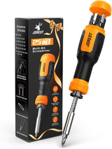 Jorest 25-in-1 Screwdriver Set – Minimalist Pocket Tool Replacing Bulky Bit Kits, Clean and Clutter-Free Drawer Upgrade