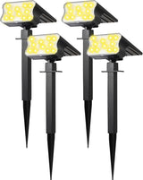 HGGH Solar Lights Outdoor Waterproof – Auto On/Off Dusk to Dawn Pathway Lights for Safer Nighttime Navigation