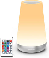 Auxmir Flameless LED Night Light – Smoke Free Candle Alternative for Homes with Kids and Pets with Cool Touch Surface
