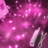 Lakumu LED Fairy Lights Warm White – Cozy Bedroom Ambient String Lights with Timer for Living Room Shelf Styling