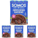 Somos Refried Chipotle Black Beans 10 oz – Clean-Ingredient Mexican Side for Label-Reading Home Cooks