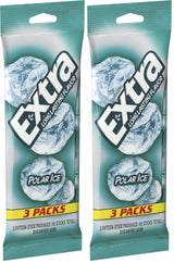 Extra Polar Ice Sugarfree Gum – Portable Chewing Gum for Outdoor Adventures, Pack of 2 (90 ct)