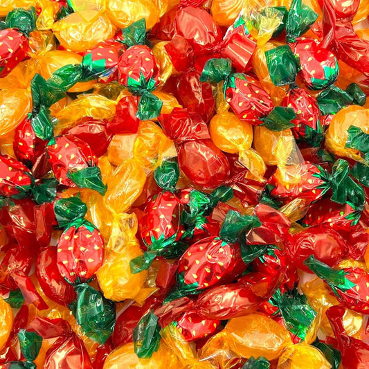 Individually Wrapped Candy for Picnics and Park Outings – 85-Piece Bag of Strawberry, Butterscotch and Cinnamon