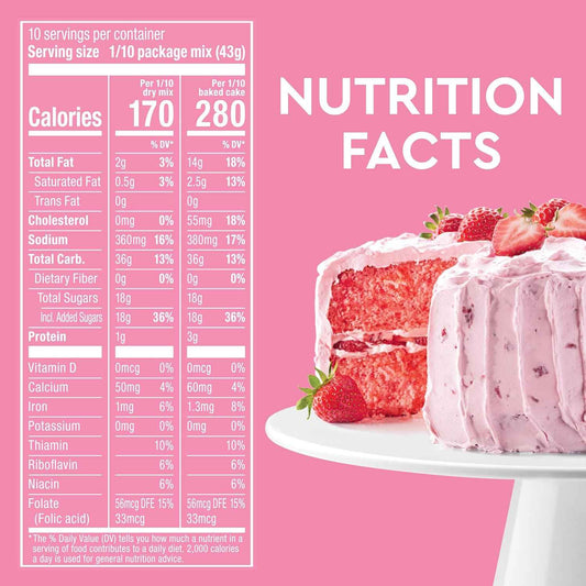 Duncan Hines Signature Strawberry Cake Mix – Fast After-Work Treat for Apartment Kitchen