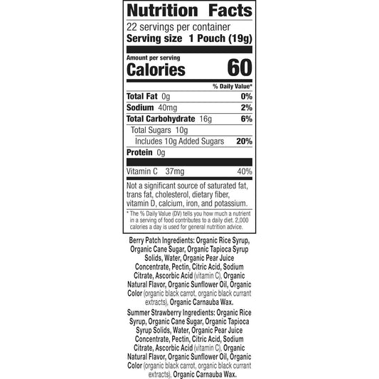 Annie's Organic Bunny Fruit Snacks – Trunk-or-Treat Allergy-Friendly Treat for Outdoor Fall Events, 22 ct