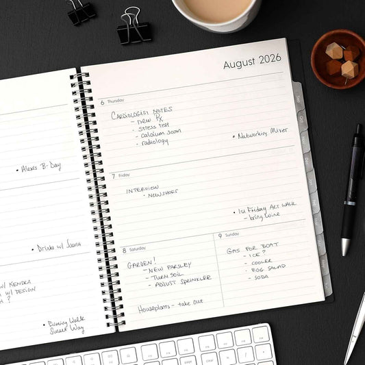 Blue Sky 2026-2027 Weekly & Monthly Planner, Family-Friendly Back-to-School Supply for Middle School and High School Teens