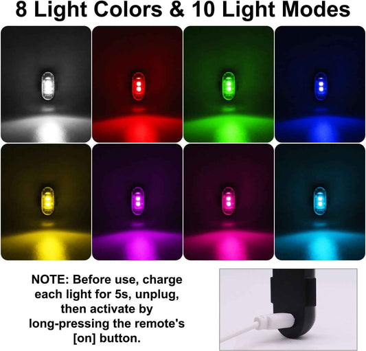 Drone Pilot Gift Set – Wireless Anti-Collision Strobe Lights for RC Hobbyists and Night Flyers