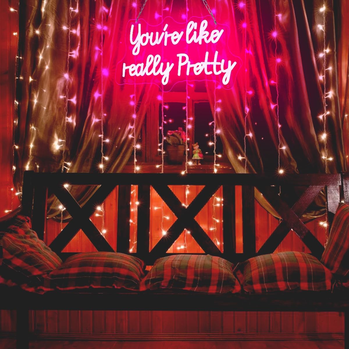 You like really pretty LED Neon Sign – Safe and Cool-to-Touch Pink Light for Girls' Bedroom and Tween Room Decor