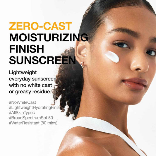 Anua Zero-Cast Moisturizing Sunscreen SPF 50 – Hyaluronic Acid Daily Sun Care for Mindful Morning Routine