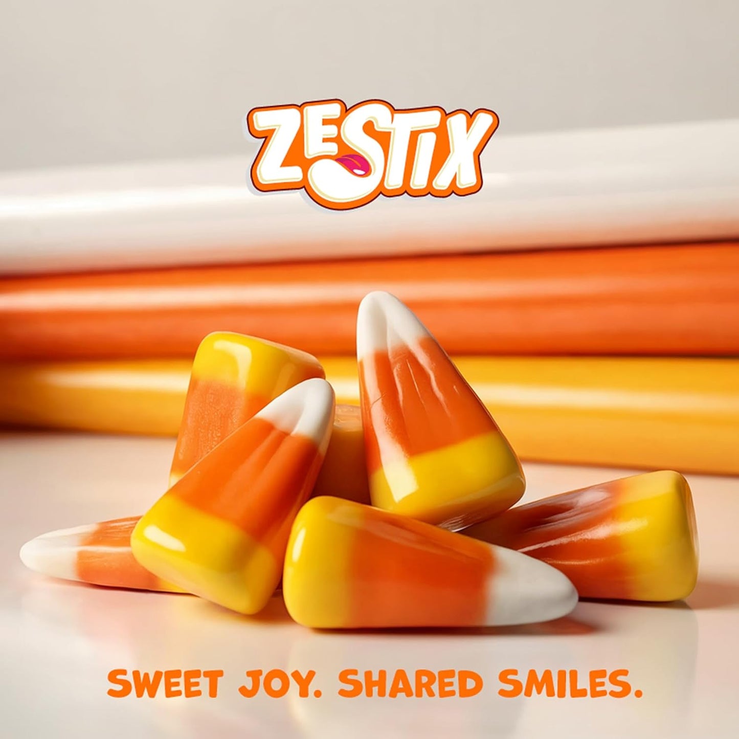 Zestix Candy Corn – Soft Chewy Halloween Candy for Kids' Party Bowls, Classroom Treats, and Costume Night
