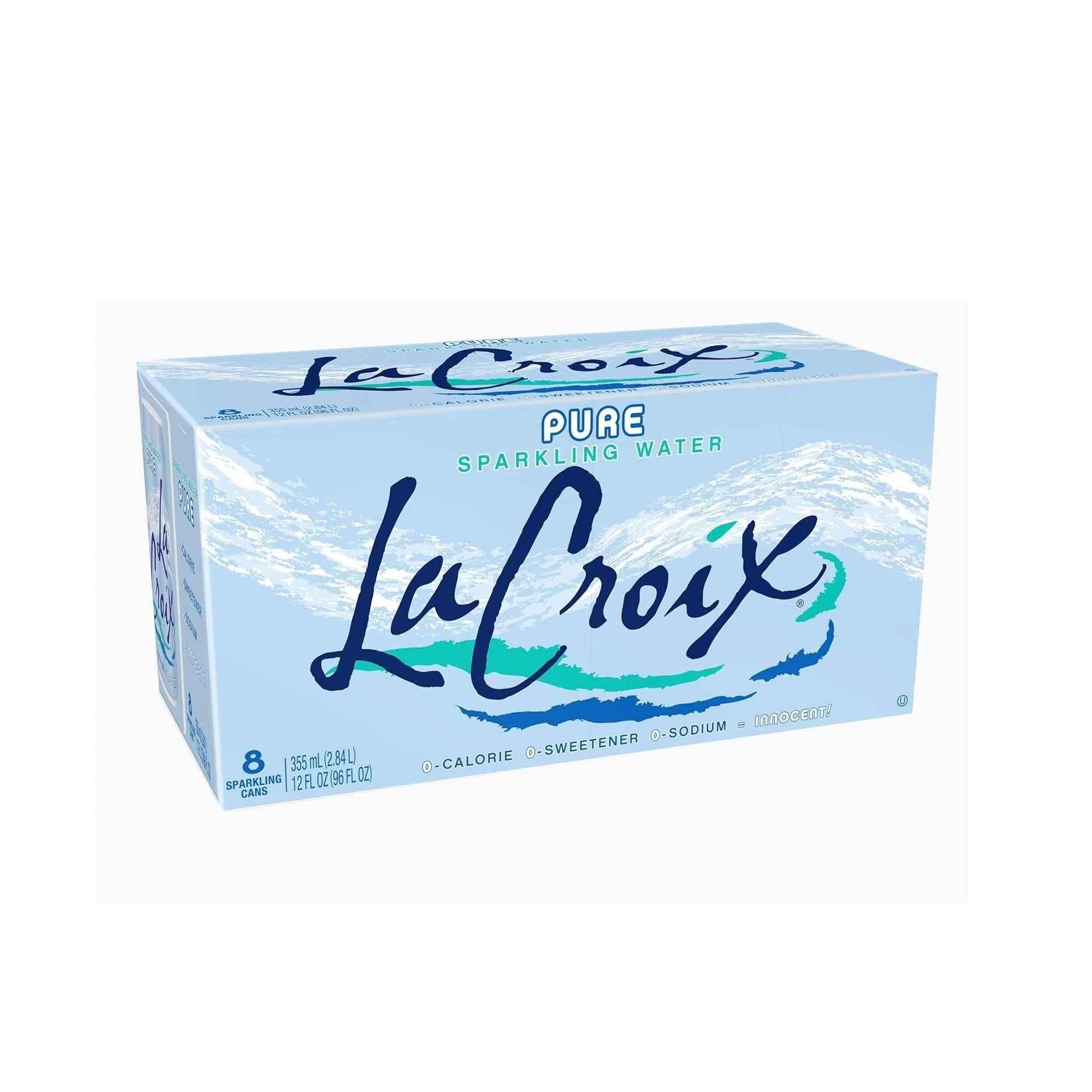La Croix Sparkling Water Strawberry Peach – Lightweight Aluminum Can for Camping Coolers