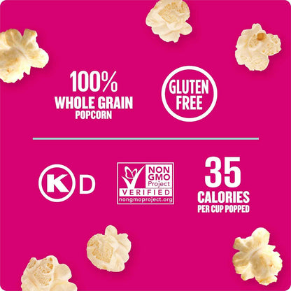 Angie's BOOMCHICKAPOP Lightly Sweet Kettle Corn Microwave Popcorn, 6-Count 3.29 oz Bags – Quick Office Snack for Desk Breaks and Shared Break Rooms