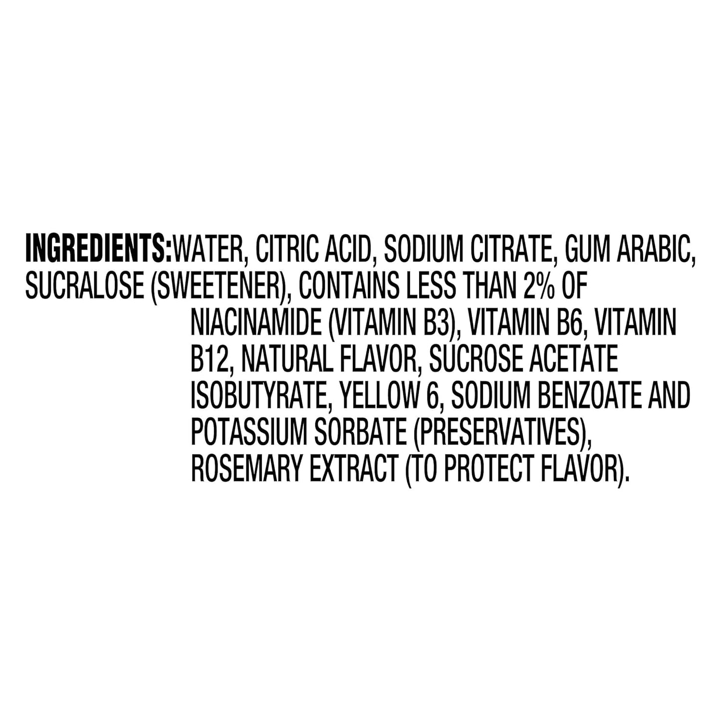 0 sugar and 0 calories per serving