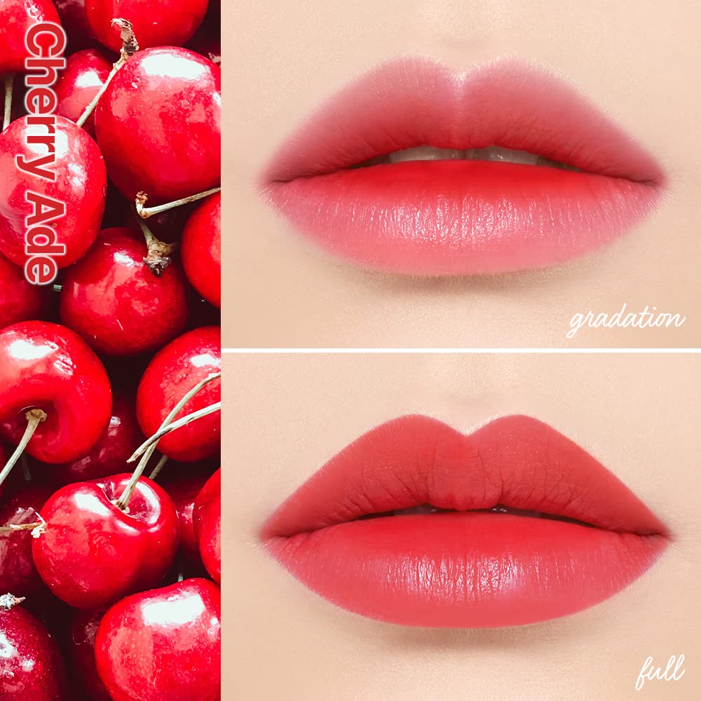 ETUDE_Dear_Darling_Water_Tint_Cherry_Ade_(21AD)_|_Vivid_Color_Lip_Stain_with_Moisturizing_Weightless_&_Non-sticky_Finish_Lip_Stain_|_Smudge-proof_&_Lightweight_Lip_Tint_|_K-beauty_Gloss_Lipgloss_Lipstick_Makeup_Glossy_Cosmetic_Lip_Care_Moisturizer