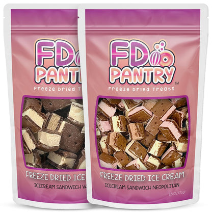 Freeze_Dried_Ice_Cream_Sandwich_Bites_-_Crunchy_&_Sweet_Snack_2.5oz_Freeze-Dried_Food_Space_Ice-Cream_Pack_Dehydrated_Resealable_Gift_Bag_-_Strawberry_Chocolate