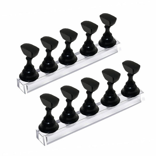 10Pcs_Nail_Stand_for_Press_on,_Fake_Acrylic_Nail_Stand,_Nail_Display_Practice_Stands_with_Magnetic_Base,_Nail_Tip_Holders_for_Salon_and_Home_DIY