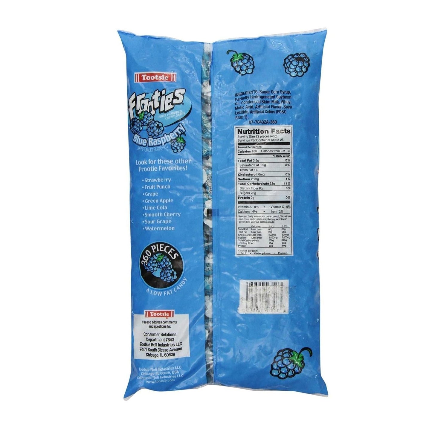 360_Piece_Bag_Blue_Raspberry_Candy_(Net_Wt._38.8oz.)_Perfect_for_Snacking