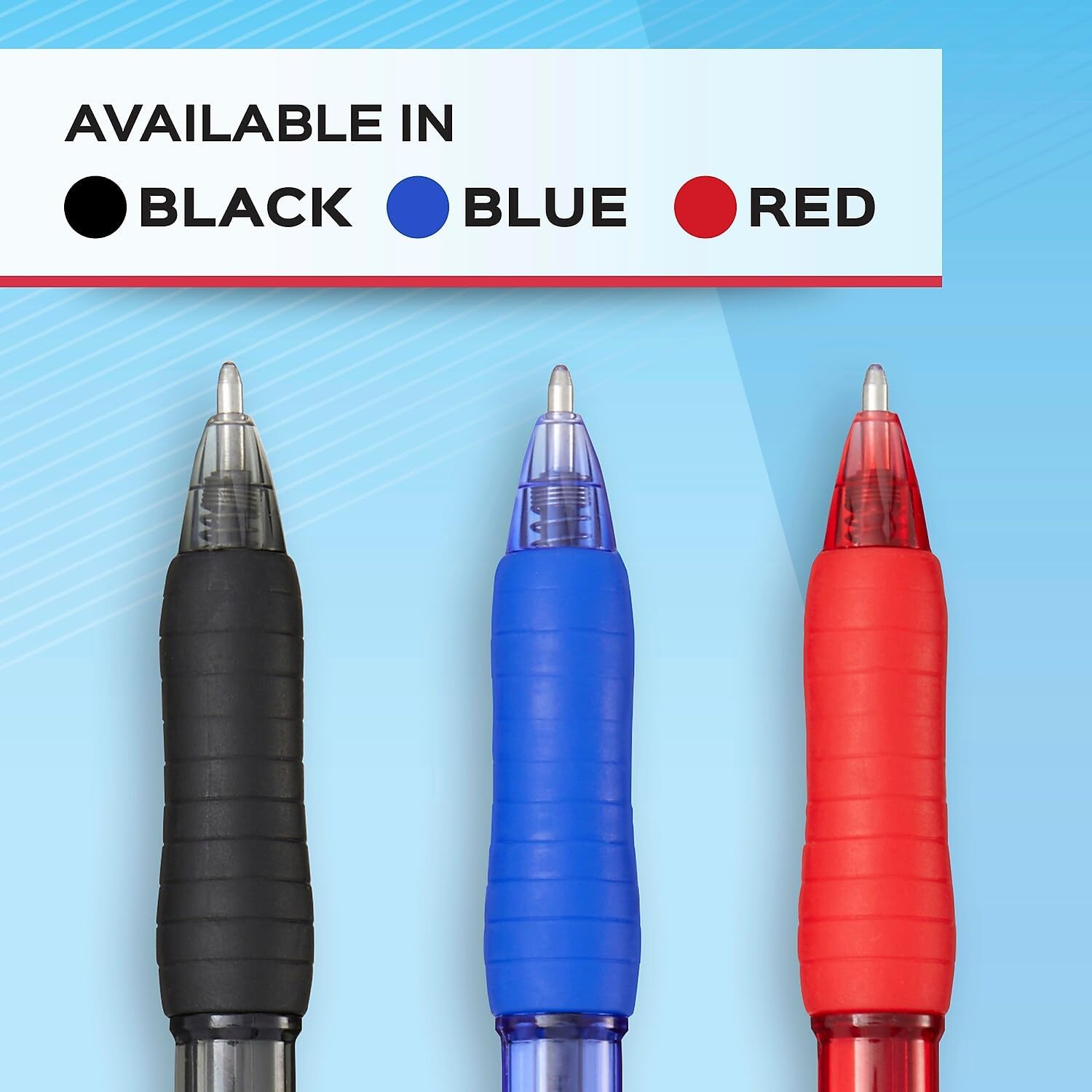 Paper_Mate_Profile_Ballpoint_Pen,_Retractable,_Medium_1_Mm,_Black_Ink,_Translucent_Barrel,_4/pack