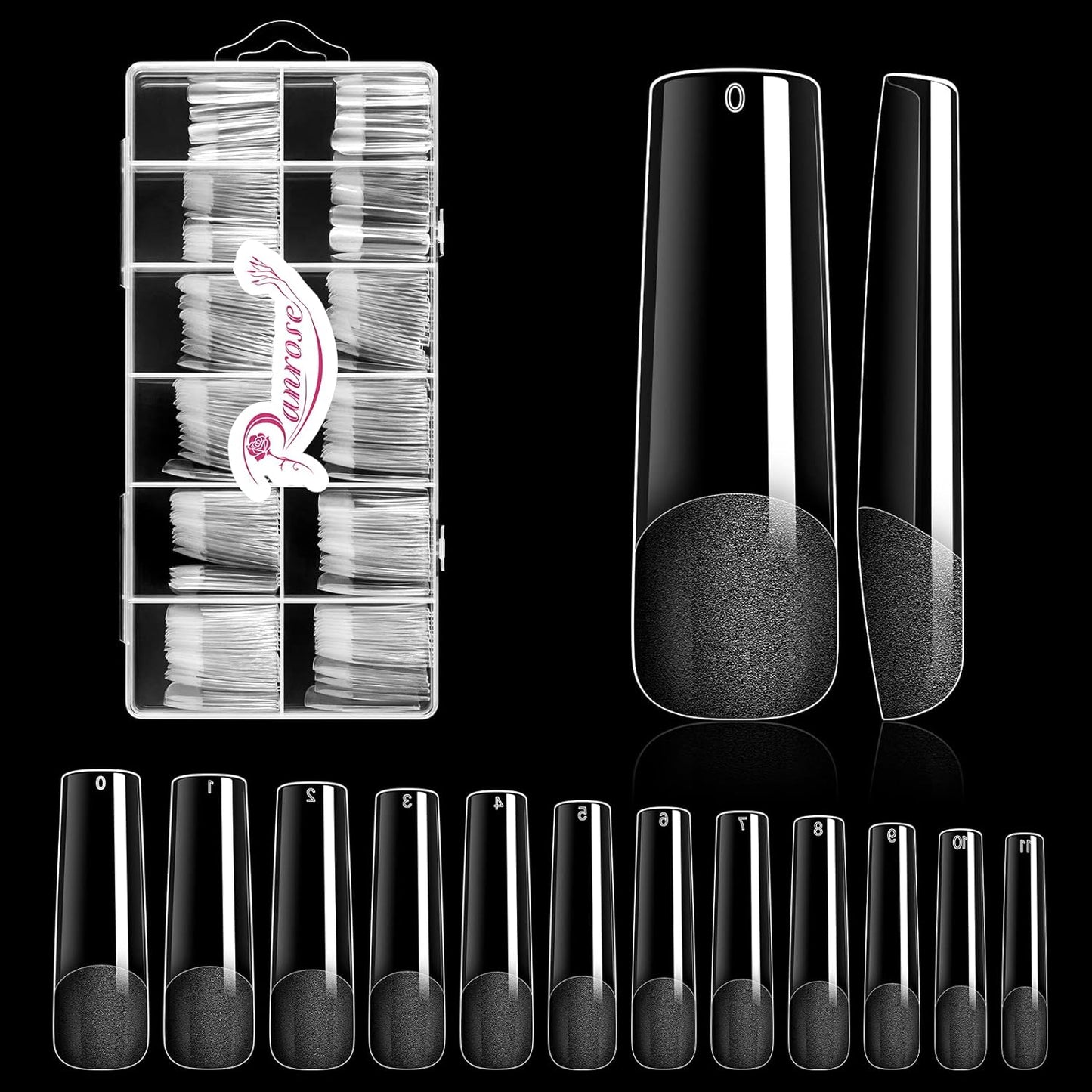 Ranrose_Long_Straight_Nails_Tips,_Full_Cover_Gel_x_Nail_Tips_for_Acrylic_Nails_Professional_12_Size_Pre-shaped_XXL_Straight_Shape_False_Nail_Half_Matte_Fake_Nail_for_DIY_Press_On_Nail_Extensions