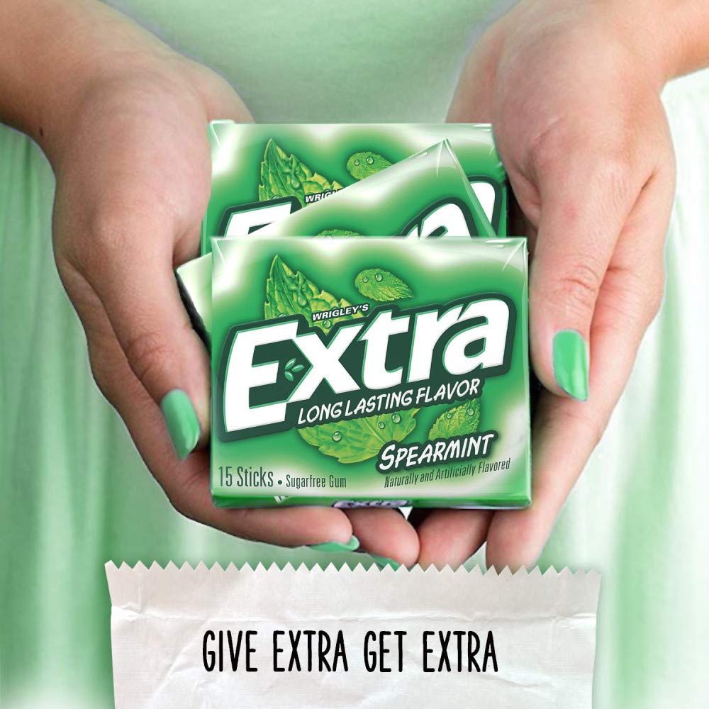 EXTRA_Polar_Ice_Sugarfree_Gum,_15_Sticks_(Pack_of_10)