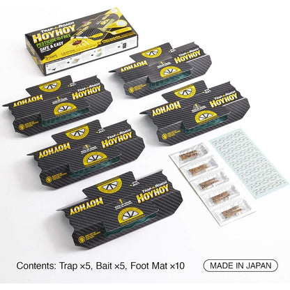 HOY_HOY_Trap_A_Roach_-_Bait_Glue_Traps,_Great_for_Home_with_Kids_&_Pets_Indoor,_Sticky_Pest_Control_Trap,_Roach_Killer,_Made_in_Japan_5_Traps