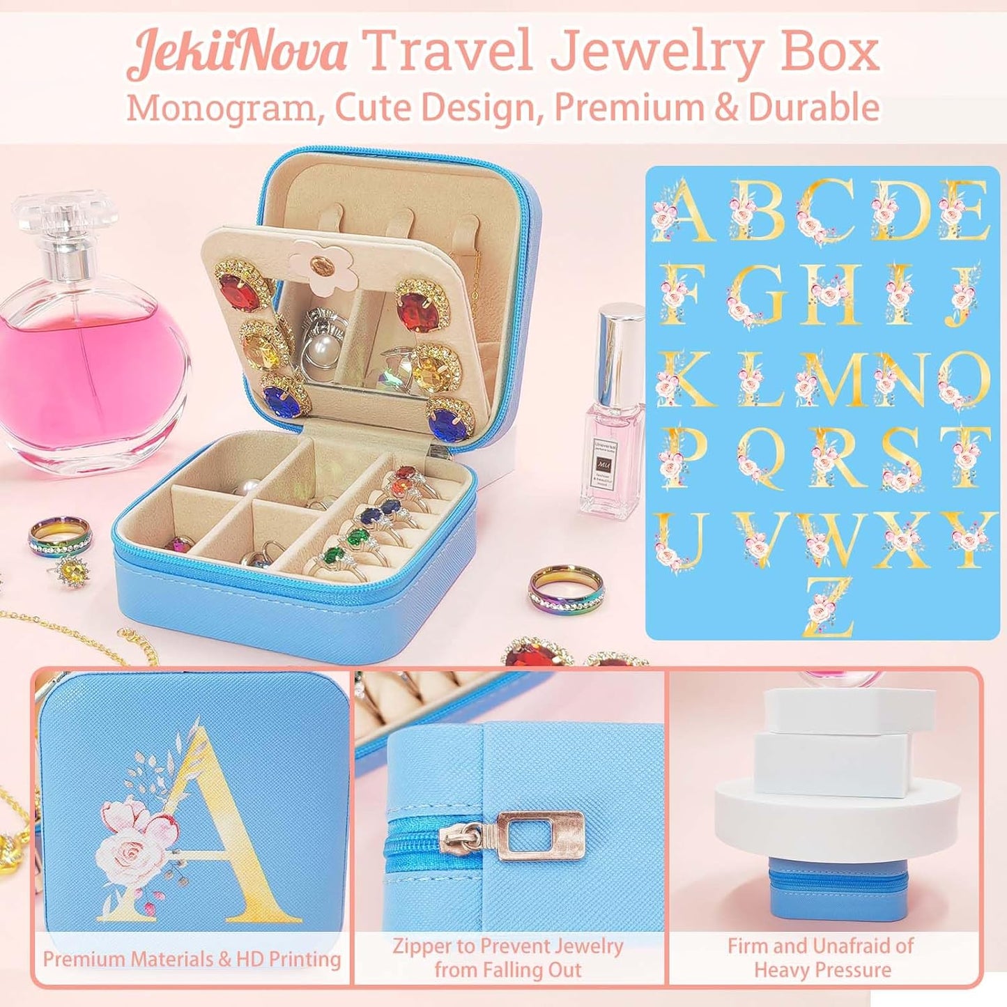 Travel_Jewelry_Case,_Monogram_Jewelry_Organizer_Travel_Jewelry_Box_w_Mirror_Birthday_Gifts_for_Women_Mom_Girls,_Travel_Essentials_Ring_Necklace_Earring_Jewelry_Holder_Organizer_Preppy_Stuff_(A)