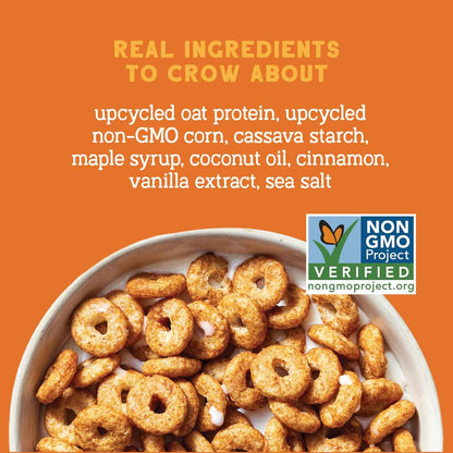 Seven Sundays Maple Cinnamon Protein Cereal – Short-Ingredient Pantry Essential for Clutter-Free Kitchens, 8 oz Bag
