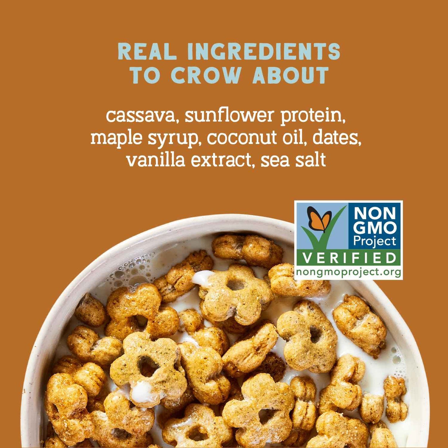 Seven Sundays Maple Sea Salt Cereal – Safe Lunchbox Snack for Kids with Gluten-Free Diets, 8 oz