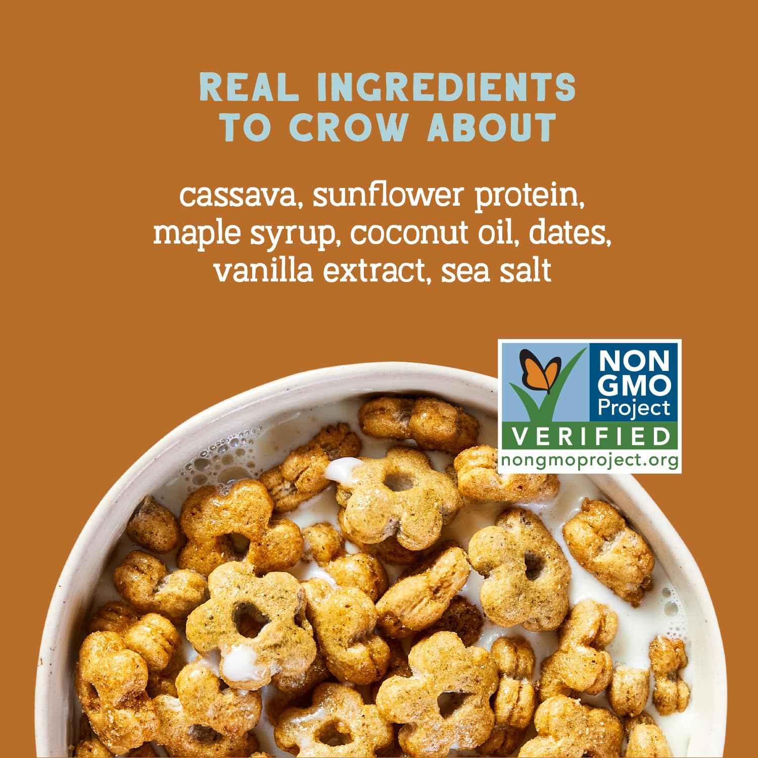 Seven Sundays Maple Sea Salt Cereal – Safe Lunchbox Snack for Kids with Gluten-Free Diets, 8 oz
