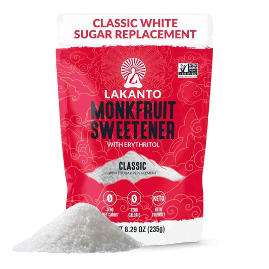 Lakanto Classic Monk Fruit Sweetener with Erythritol – Zero Calorie Sugar Replacement for Mindful Keto Wellness Routines