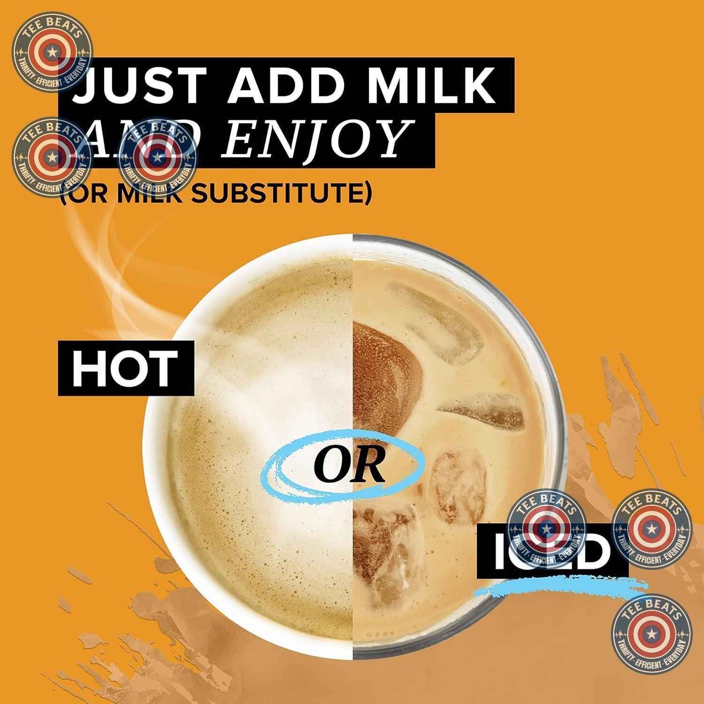 TAZO Chai Latte Concentrate – Quick Afternoon Pick Me Up for Home Office Focus Sessions, 32 oz Carton