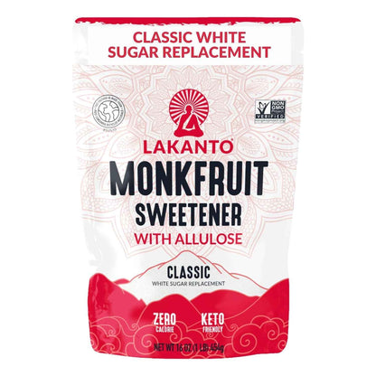 Lakanto Classic Monk Fruit Sweetener with Allulose – Zero Calorie Wellness Staple for Mindful Keto Kitchens