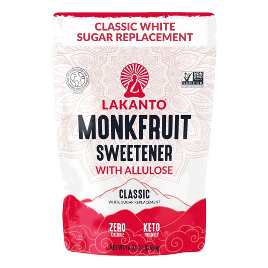 Lakanto Classic Monk Fruit Sweetener with Allulose – Zero Calorie Wellness Staple for Mindful Keto Kitchens
