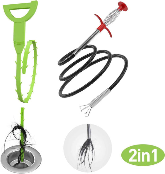 DR.PEN 35.4 in Drain Snake Tool – No Harsh Chemicals Needed for Safe Unclogging
