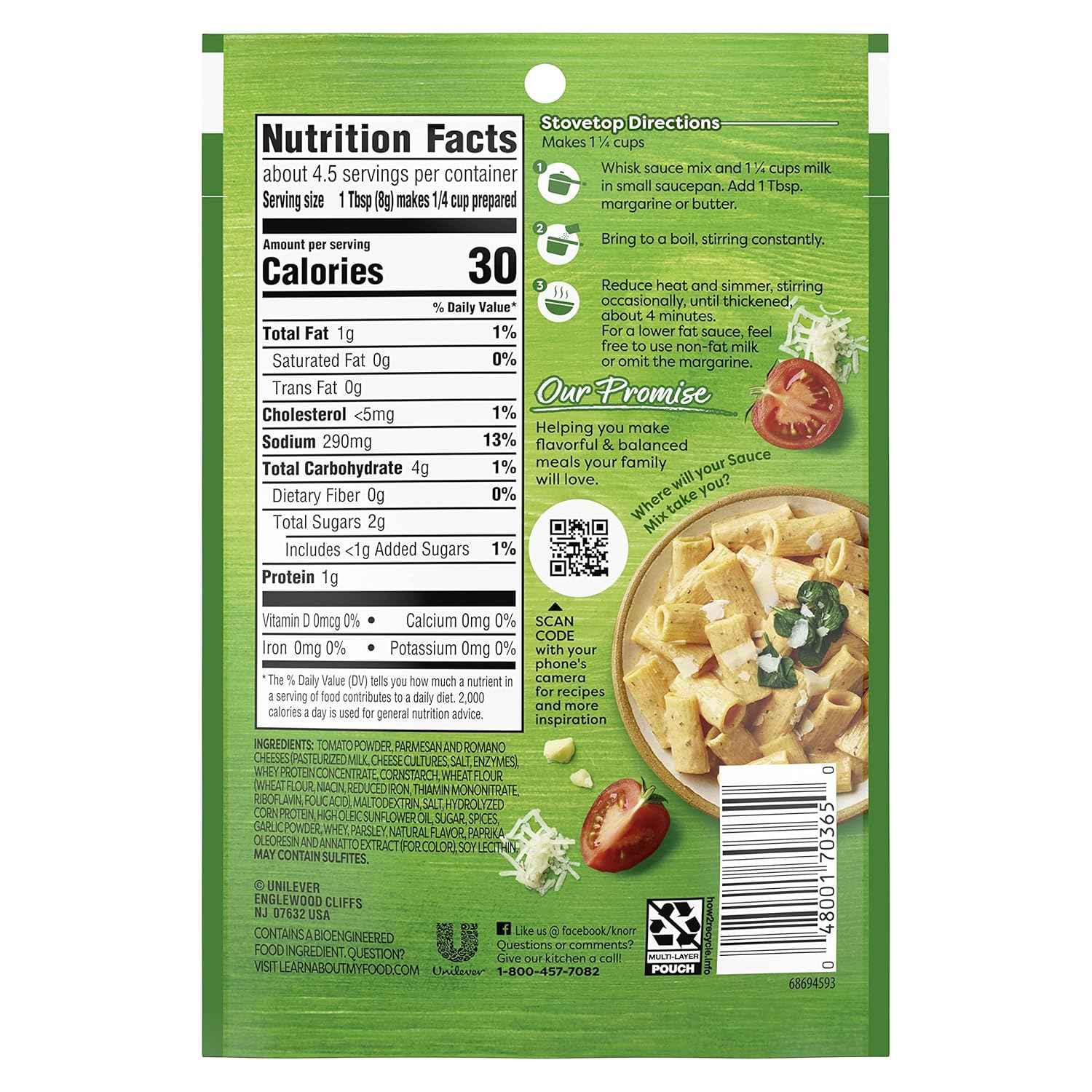 Knorr Parma Rosa Sauce Mix – Quick Weeknight Pasta Base for Busy Home Offices and Family Kitchens