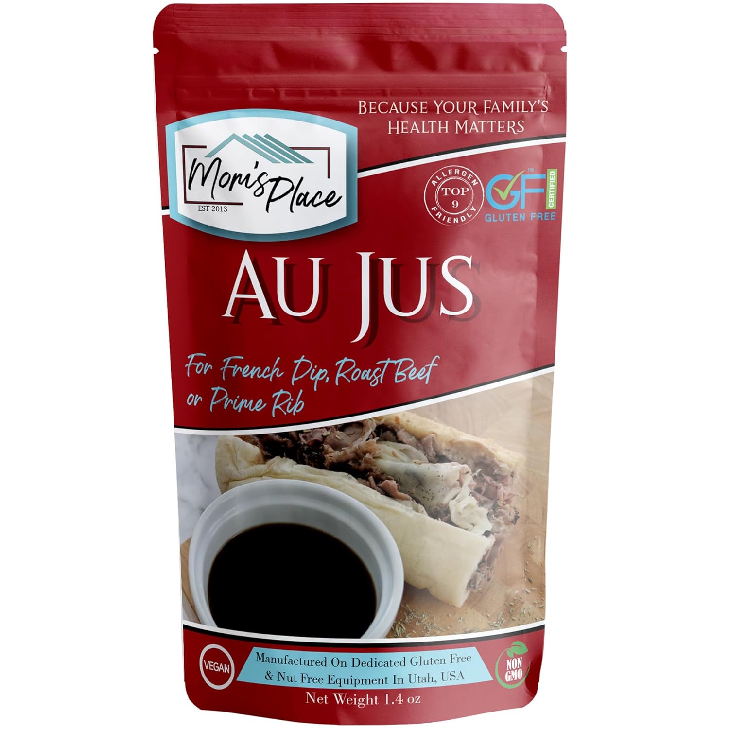 1.4 oz single-serve pouch (and available pack of 2) for portion control and pantry flexibility