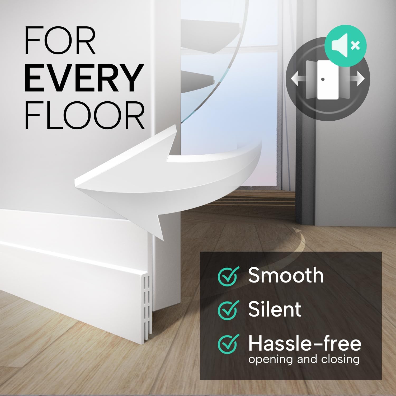1.5-inch maximum gap fill capacity for uneven thresholds