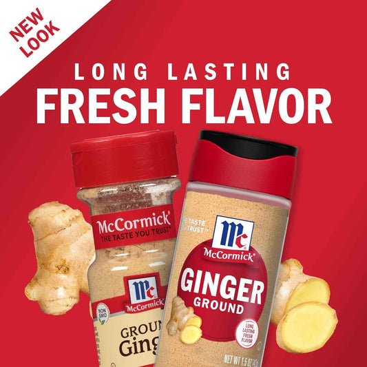 McCormick Ground Ginger 1.5 oz – Thoughtful Holiday Baking Gift for Mom, Pumpkin Pie Spice Jar for Her Kitchen