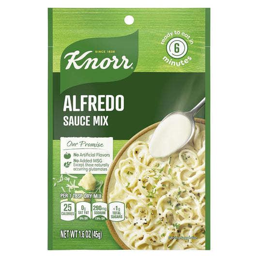 1.6 oz single-serve pouch yielding 1-3/4 cups of finished sauce