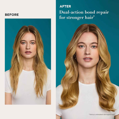 OGX Bond Protein Repair Sealing Serum – Overnight Wind-Down Ritual for Damaged Hair, No-Rinse Leave-In Treatment