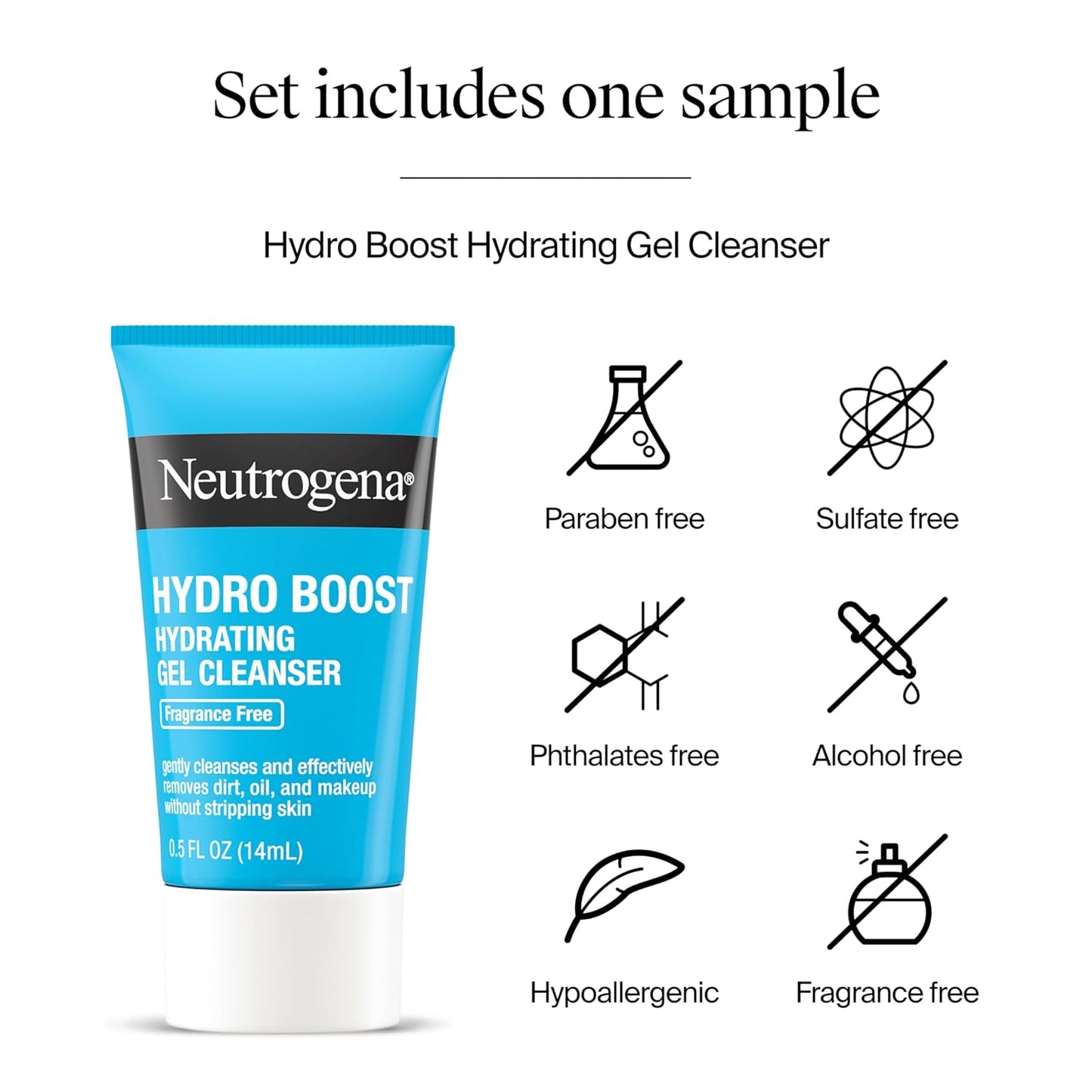 1.7 oz recyclable glass jar paired with a travel-size 0.5 fl oz cleanser for portability
