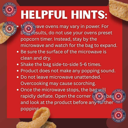 Lowrey's Bacon Curls Microwave Pork Rinds (Chicharrones), Original – Gluten-Free Single-Serve Crunch for Kids' Lunchboxes and Snack Time