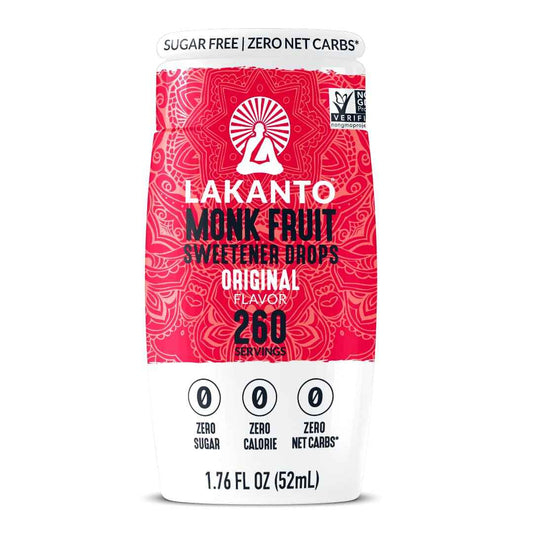 Lakanto Monk Fruit Extract Drops Liquid Sweetener – Zero Calorie Wellness Companion for Calming Tea Rituals and Mindful Hydration