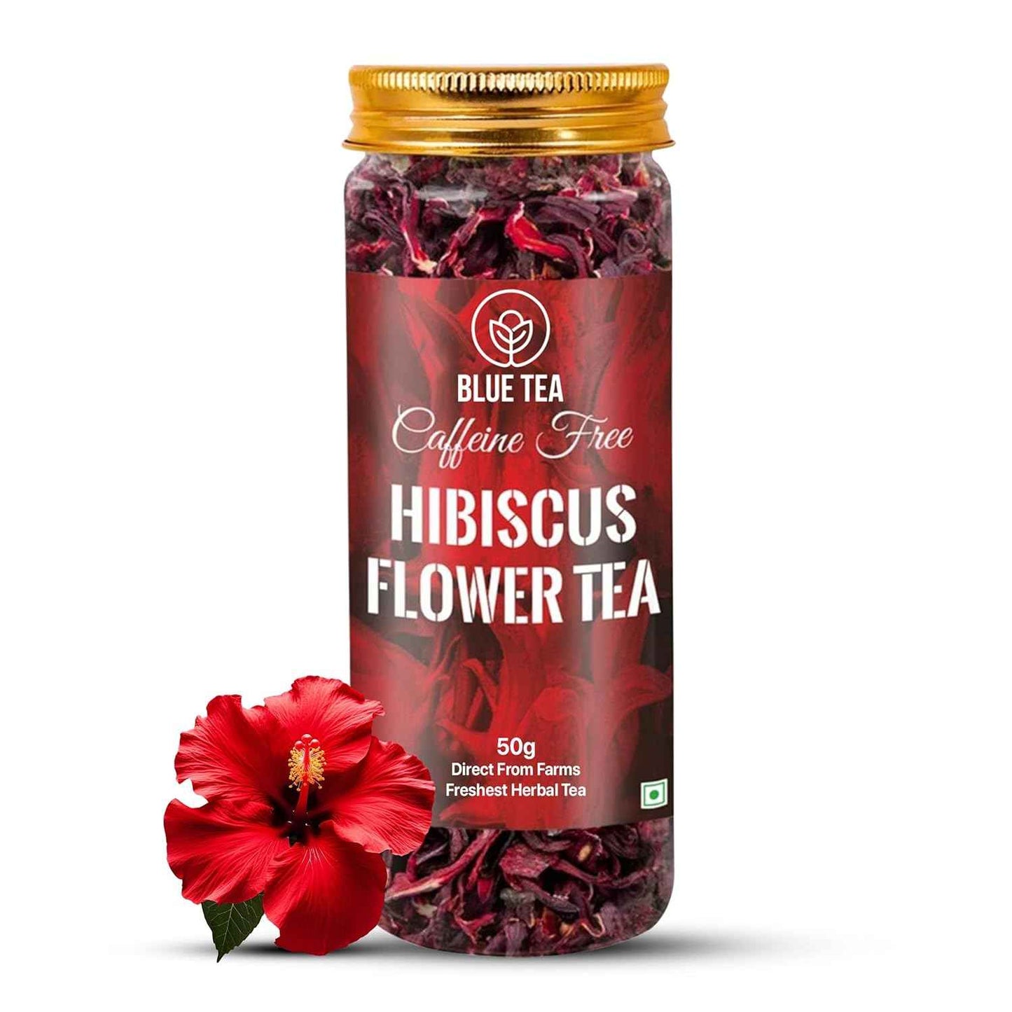 BLUE TEA Caffeine Free Herbal Infusion – Bedtime Calming Tea for Nightly Mindfulness and Beauty Sleep