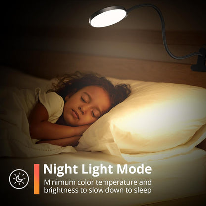 1-hour auto-off timer and flicker-free, no-ghosting output for eye protection