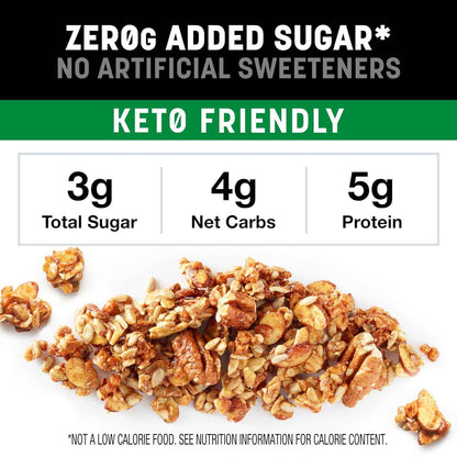 KIND Zero Added Sugar Granola Apple Cinnamon – Mindful Keto Snack for Self-Care Pantry Rituals