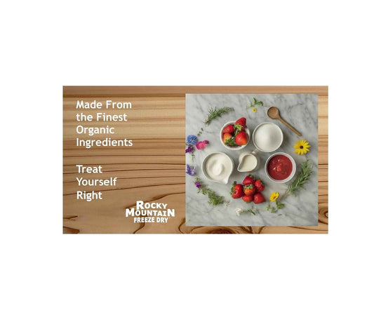 Rocky Mountain Freeze Dry Freeze Dried Strawberry Ice Cream | Kid-Friendly Lunchbox Snack for School & After-School | No Spoon Needed