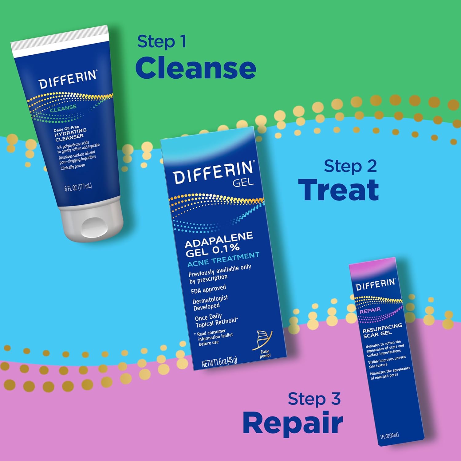 1 oz squeeze tube suitable for once-daily morning or night use on all skin types